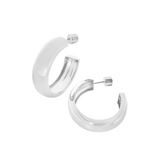 Santorini Hoops | Silver