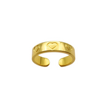Amoure Toe Ring | Gold
