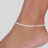 Camilla Pearl Anklet | Silver