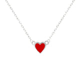 I Heart You Necklace | Silver