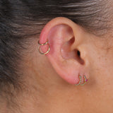 SINGLE SOLID 14K SLEEPER