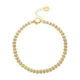Adele Tennis Bracelet | Gold
