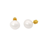 Cove Pearl Stud | Gold