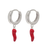 Cornicello Huggies | Silver