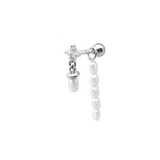 Calia Pearl Ball Back Stud | 14K