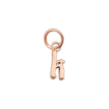 MINI LETTER CHARMS | Rose Gold