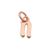 MINI LETTER CHARMS | Rose Gold