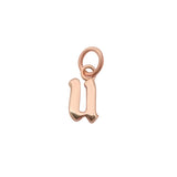 MINI LETTER CHARMS | Rose Gold