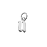 MINI LETTER CHARMS | Silver