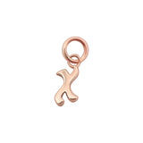 MINI LETTER CHARMS | Rose Gold