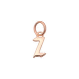 MINI LETTER CHARMS | Rose Gold