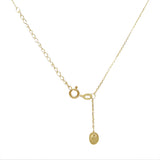 Mini Diamond Letter Necklace | 9K