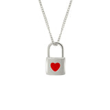 Love Lock Necklace | Silver