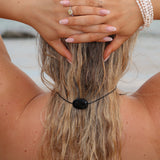 Riley Necklace | Black Agate
