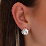 Ella Knot Studs | Silver