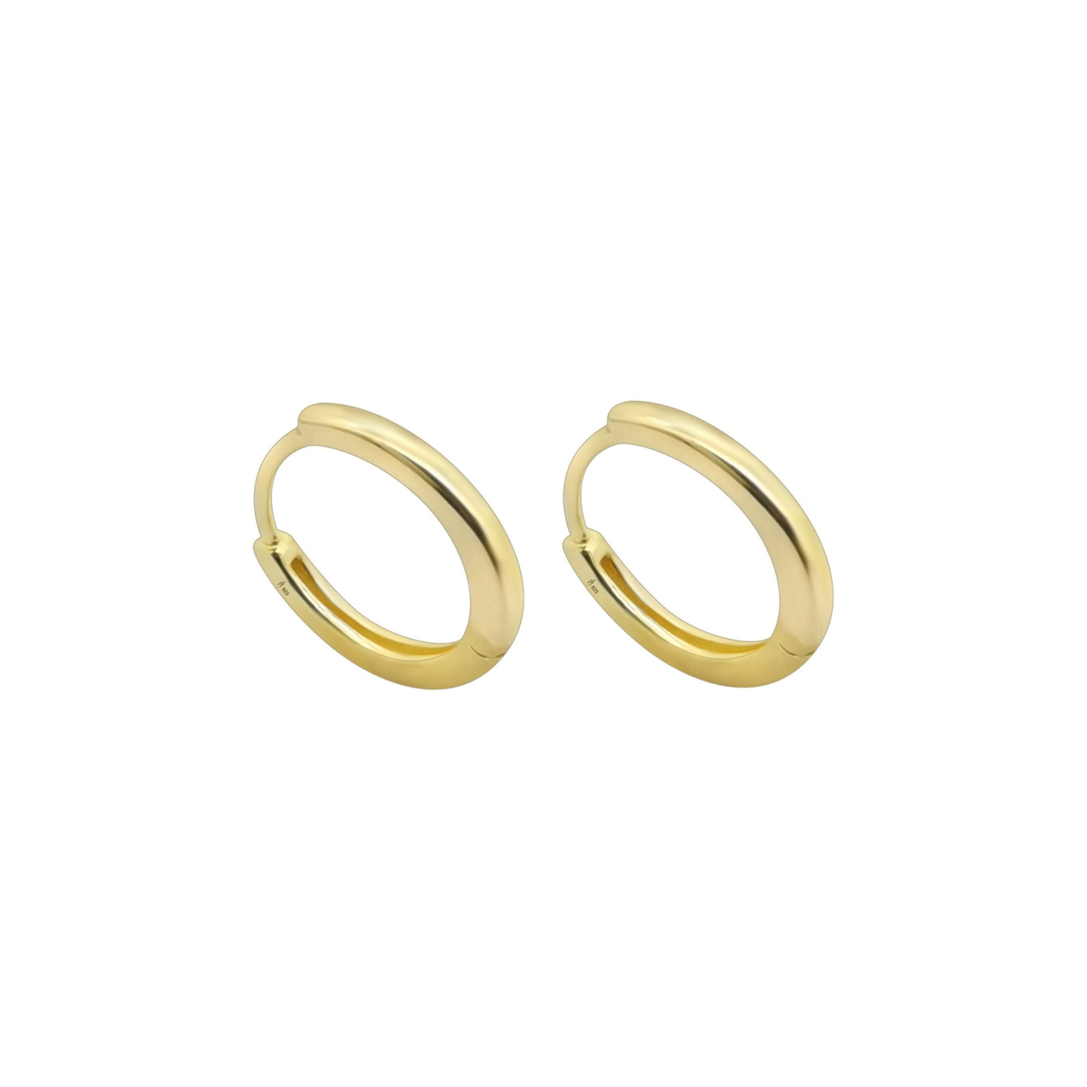 Huggies Hand Rings MILAN HUGGIES | Gold – Jaz Hand Made