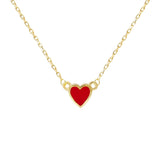I Heart You Necklace | Gold
