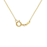 Mini Diamond Letter Necklace | 14K
