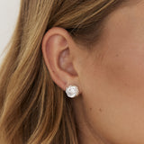 ARIA KNOT STUDS | Silver