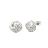 Ella Knot Studs | Silver