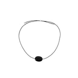 Riley Necklace | Black Agate