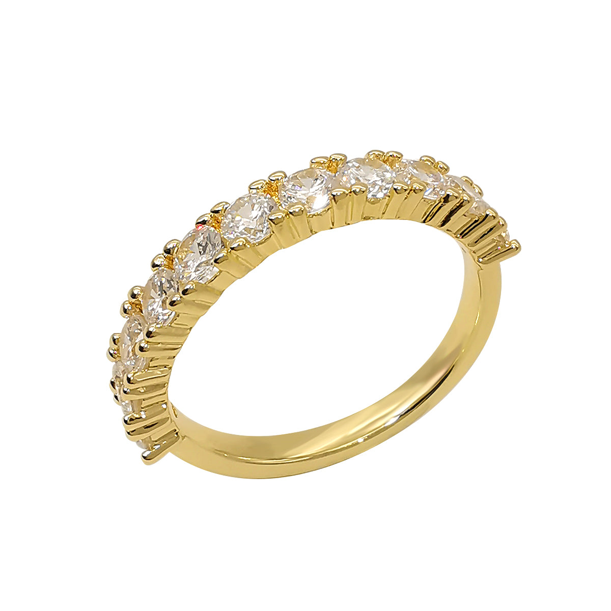 Amelia Pavé Ring | Gold – Jaz Hand Made