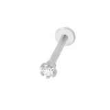 MINI DIAMOND FLAT BACK STUD | 14K