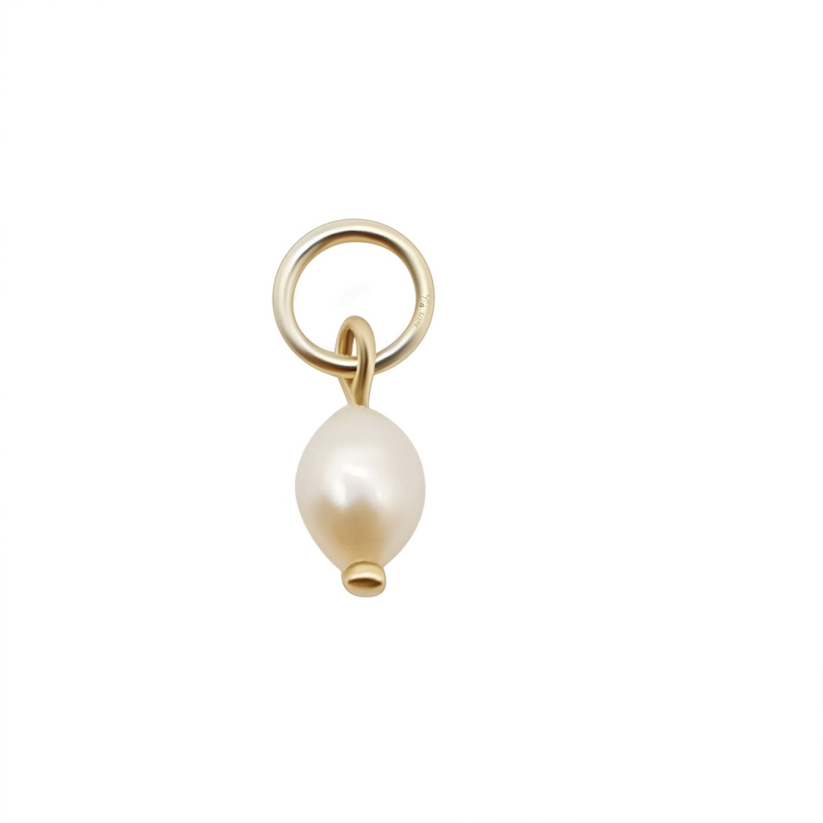 Mini Pearl Charm | Gold