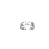 Amoure Toe Ring | Silver