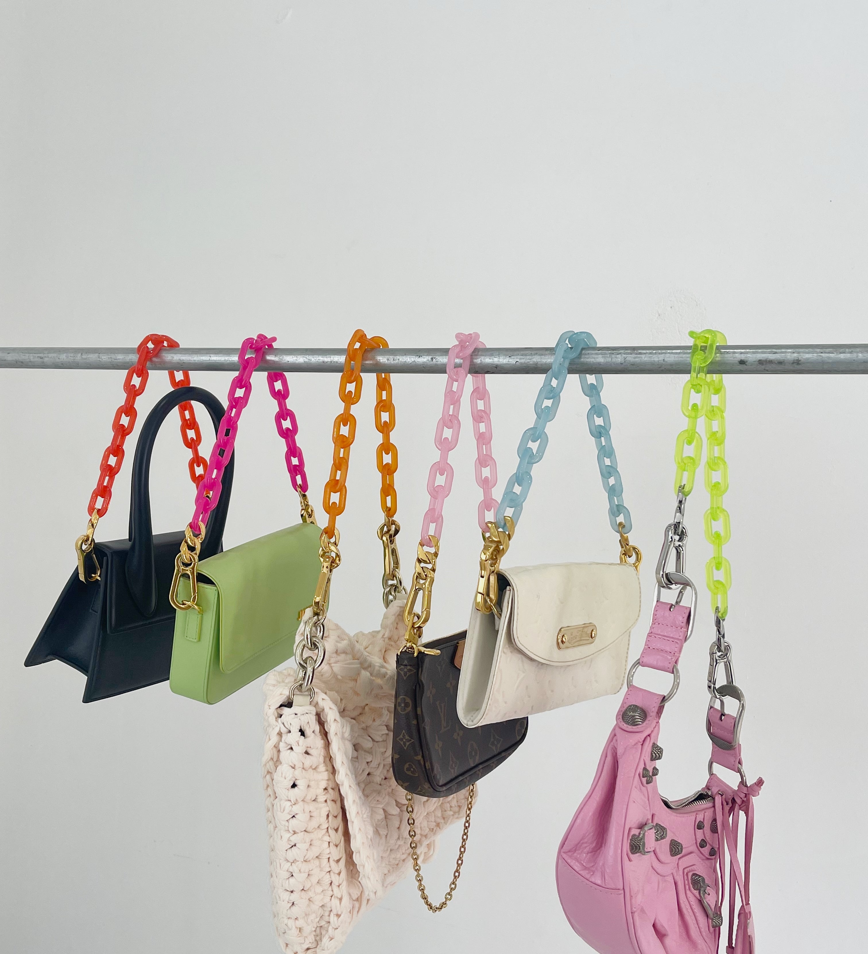 Acrylic Bag Chains – Jaz Hand Made